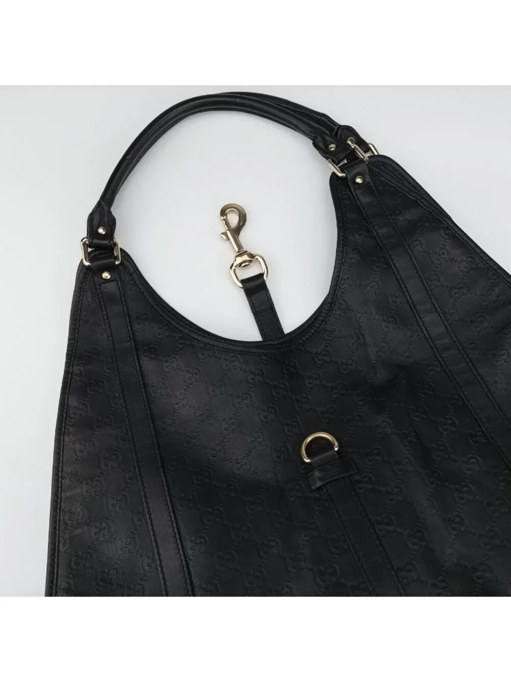 ★SOLD★ Gucci New Jackie Black Leather Handbag - Picture 15 of 15